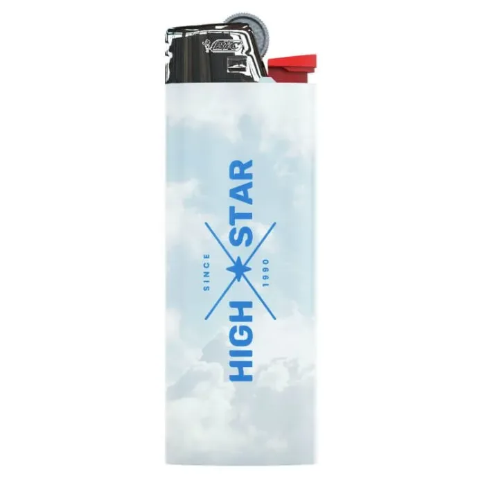 Custom BIC Digital Sleeve Lighter Sample 1 with High-Quality Full-Color Logo Printing