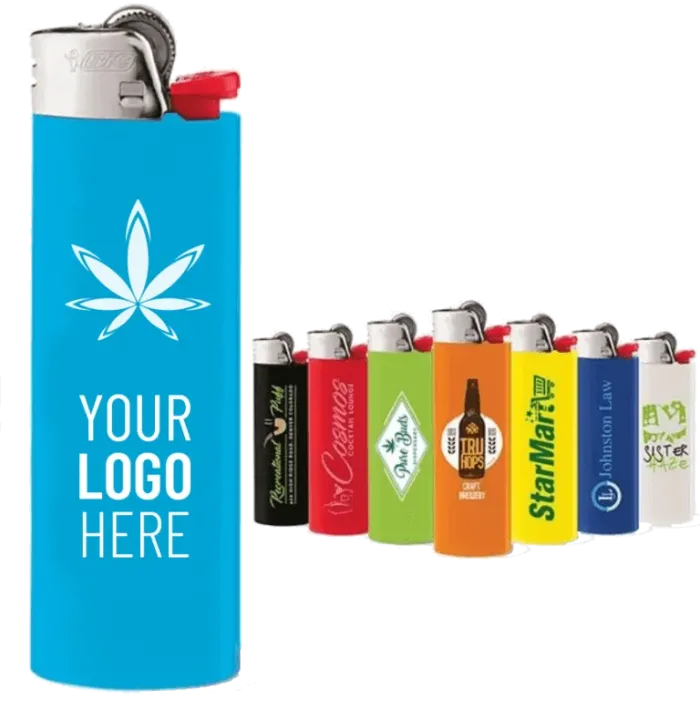 Custom BIC Logo Lighter Examples, Unlimited Possibilities