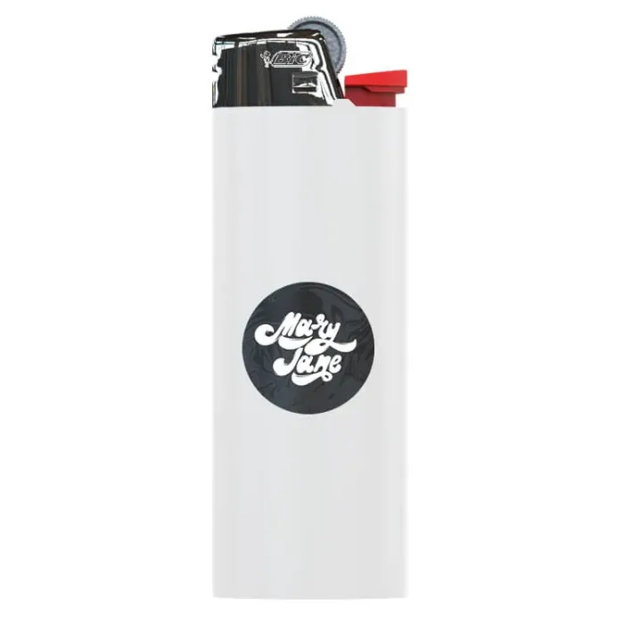 Custom BIC Logo Lighter (White)
