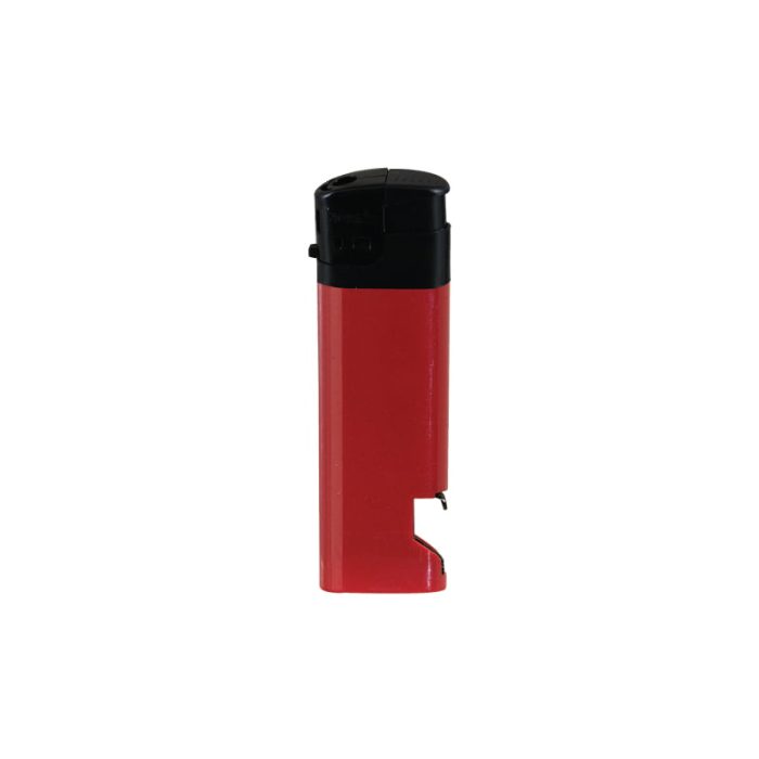 Solid Bottle Opener Lighter-Red