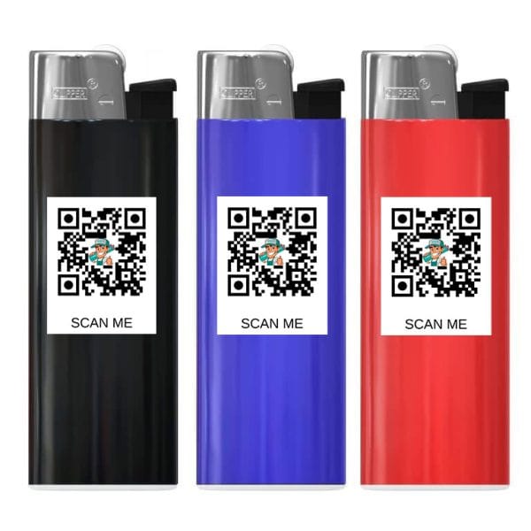 Custom Brio Clipper Lighter-QR Code Custom Brio Clipper Lighter-QR Code
